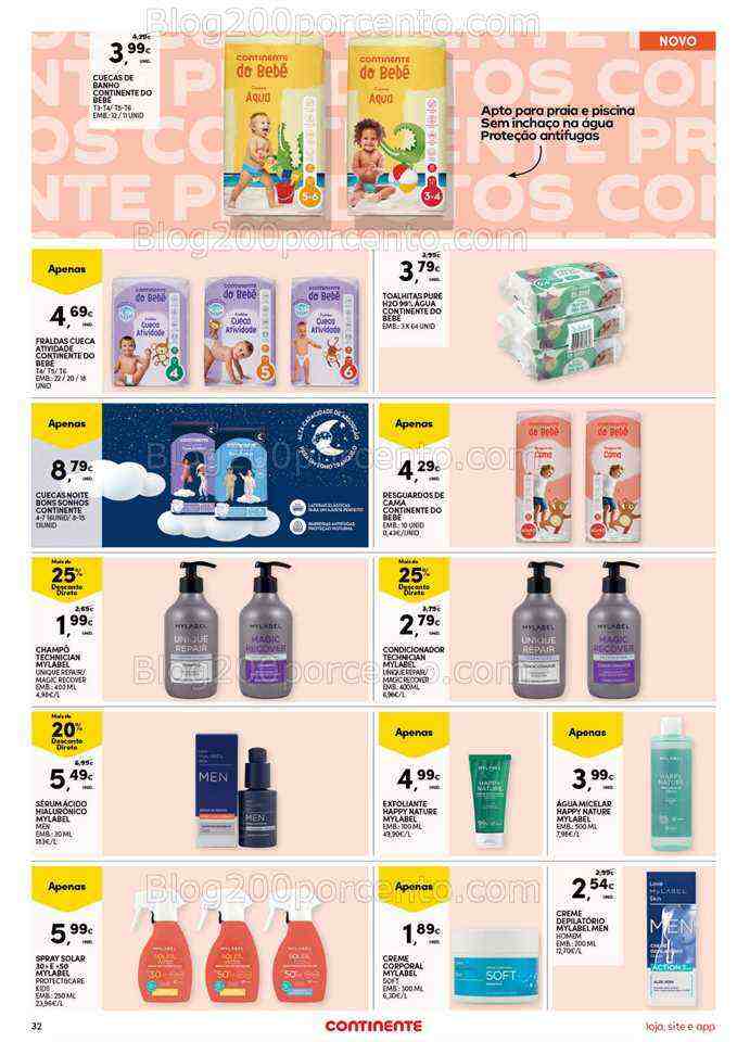 Antevisão Folheto CONTINENTE Modelo - Hiper Promoções de 4 a 10 julho