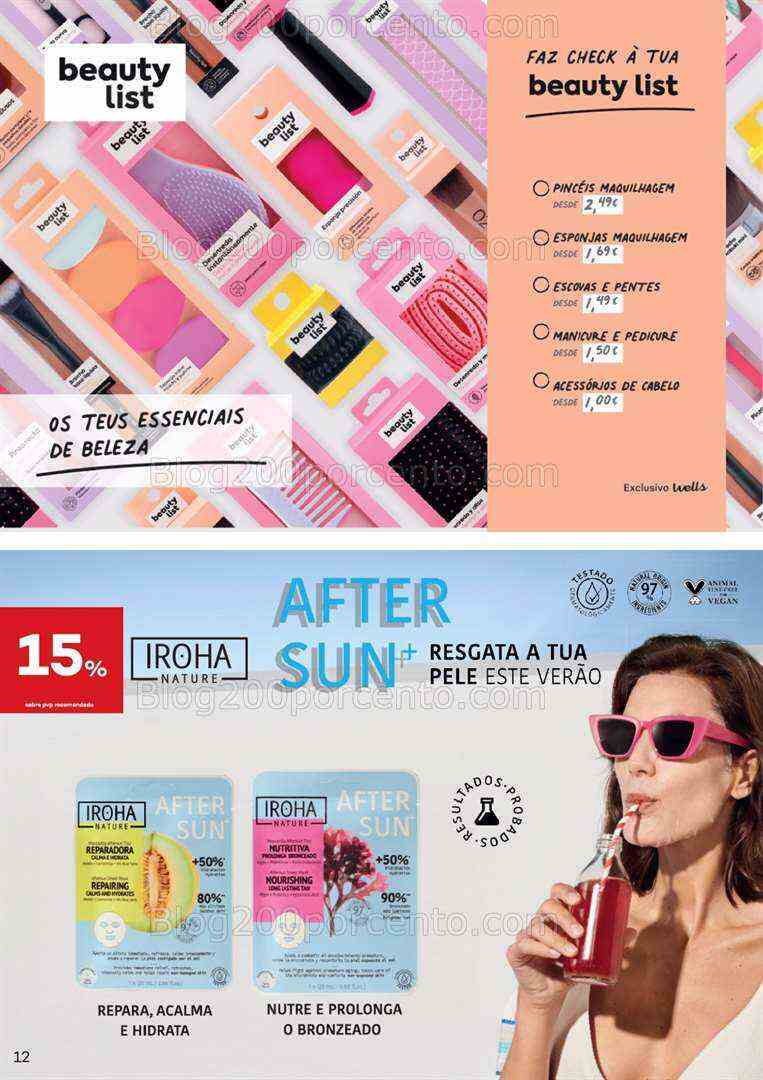 Antevisão Folheto WELLS Verão Promoções de 11 julho a 21 agosto