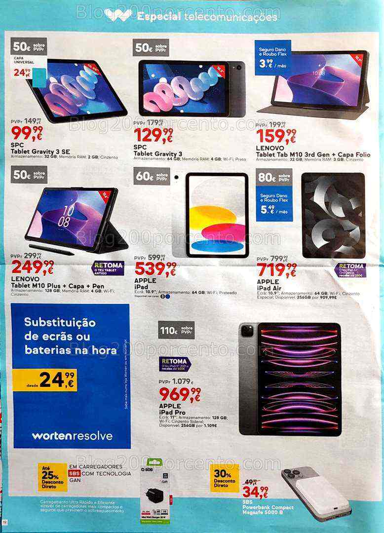 Antevisão Folheto WORTEN Promoções de 4 a 10 julho