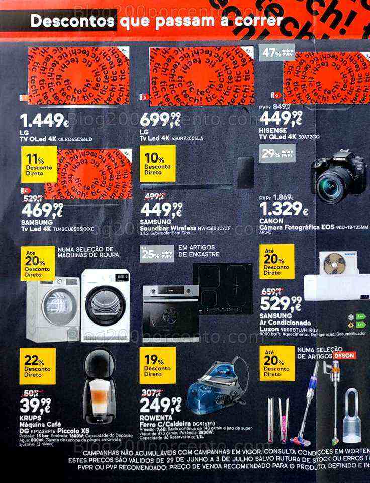 Antevisão Folheto WORTEN Tic Tech Promoções até 3 julho