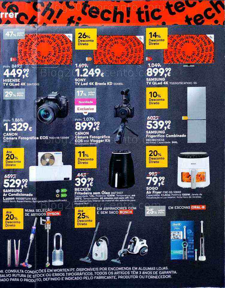 Antevisão Folheto WORTEN Tic Tech Promoções até 3 julho