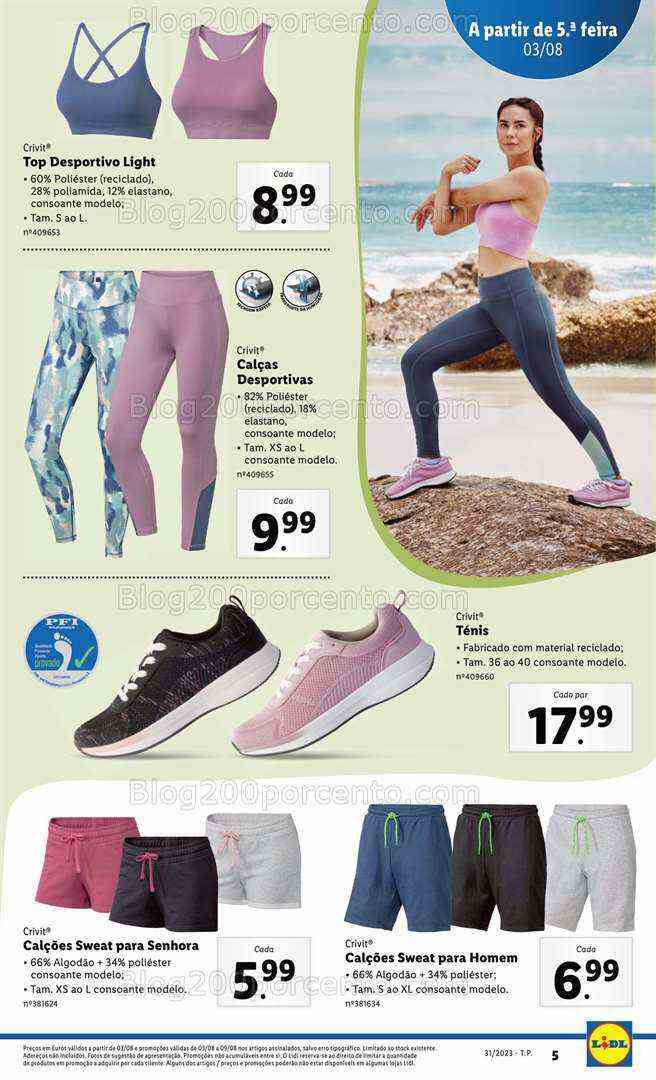 Antevisão Folheto LIDL Bazar Promoções a partir de 3 agosto