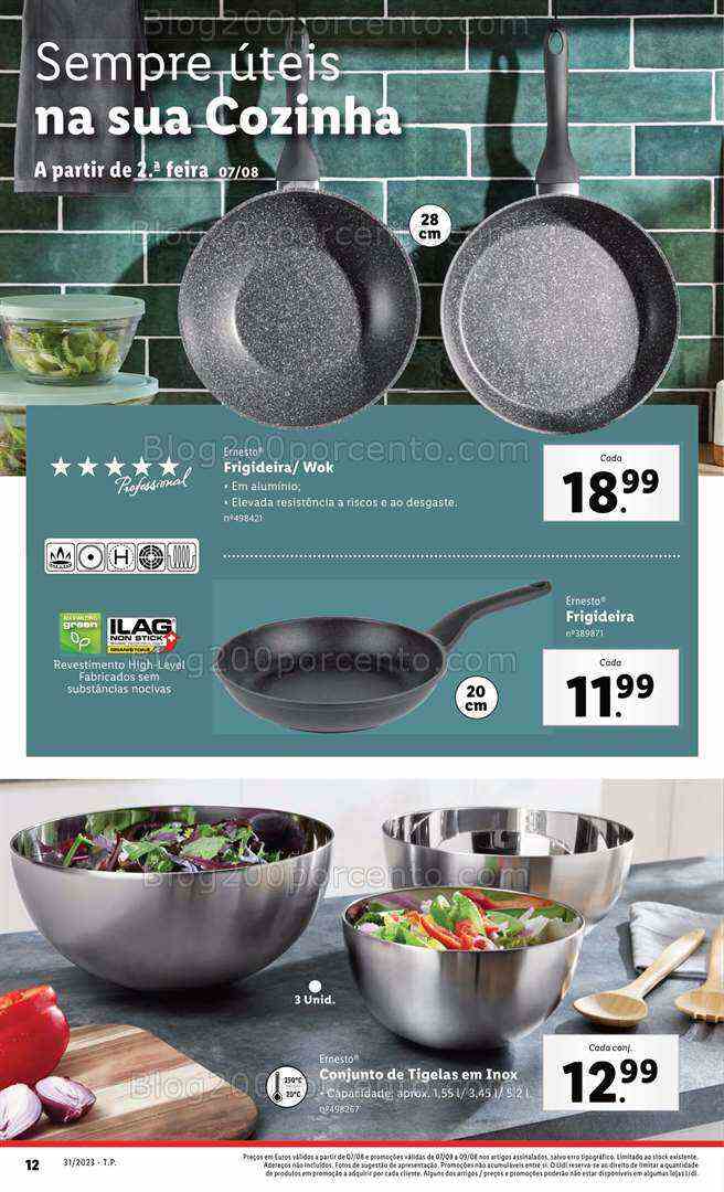 Antevisão Folheto LIDL Bazar Promoções a partir de 7 agosto
