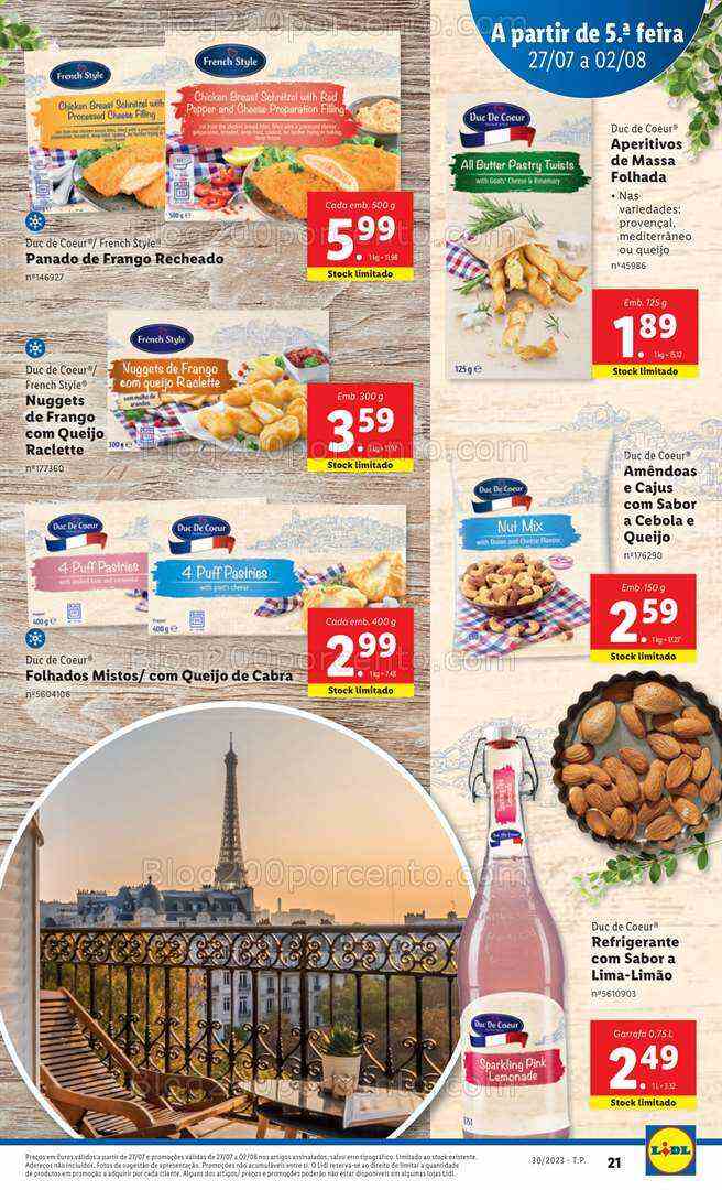 Antevisão Folheto LIDL Sabores do Mundo Promoções de 27 julho a 2 agosto