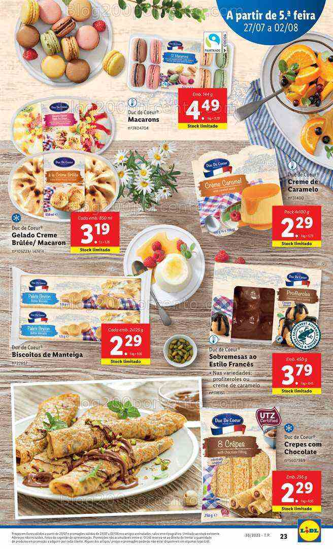 Antevisão Folheto LIDL Sabores do Mundo Promoções de 27 julho a 2 agosto