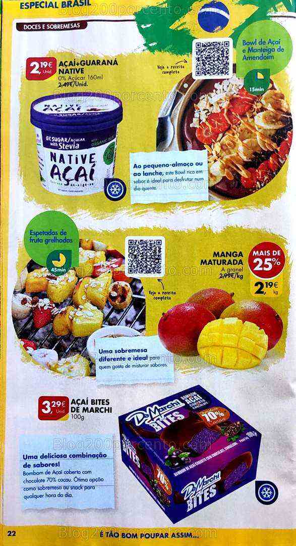 Antevisão Folheto PINGO DOCE Sabores do Brasil Promoções de 11 a 17 julho