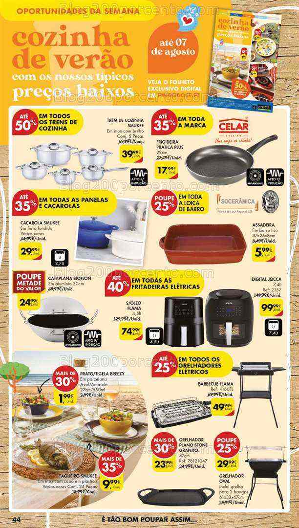 Antevisão Folheto PINGO DOCE Bazar Grandes Promoções de 25 a 31 julho