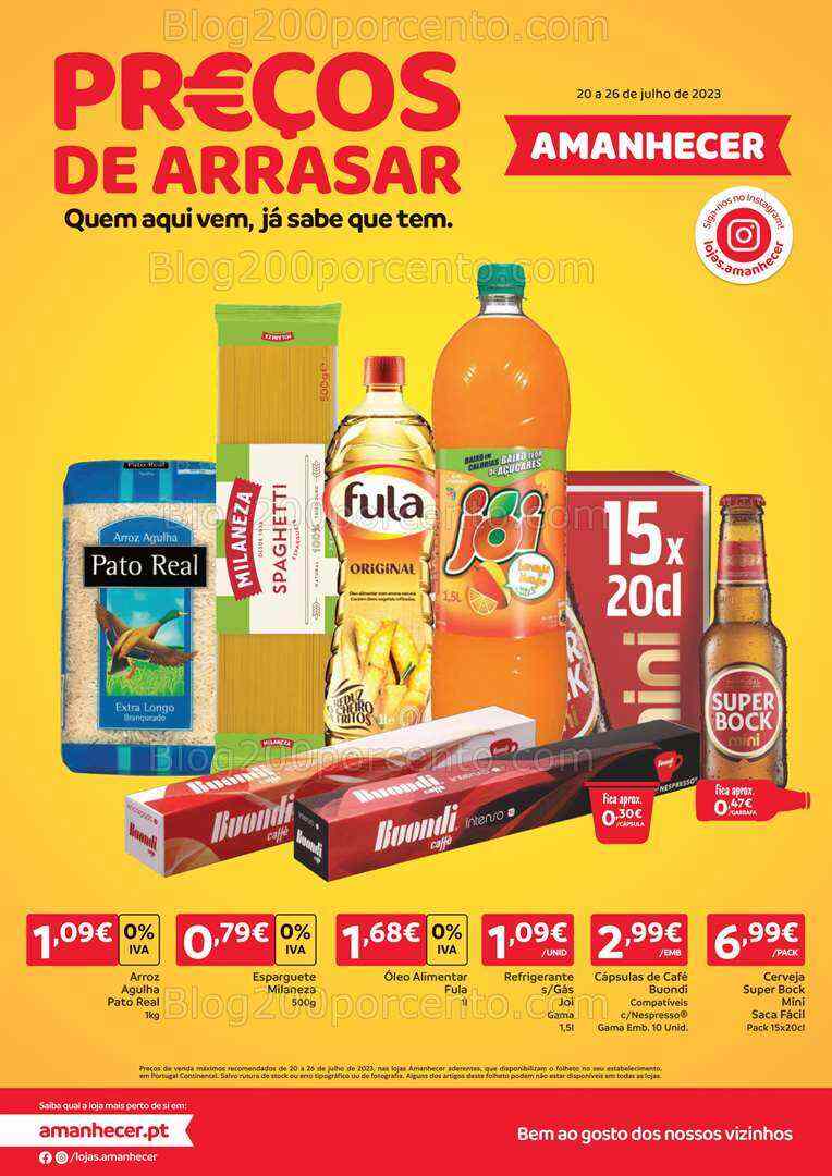 Antevisão Folheto AMANHECER Promoções de 20 a 26 julho