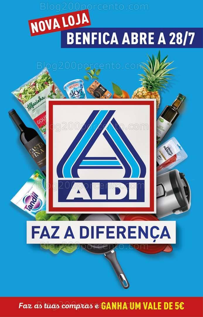 Antevisão Folheto ALDI Saldos Promoções de 28 julho a 1 agosto