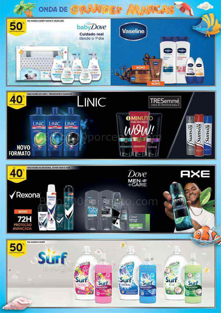 Antevisão Folheto CONTINENTE Grandes Marcas Promoções de 25 a 31 julho
