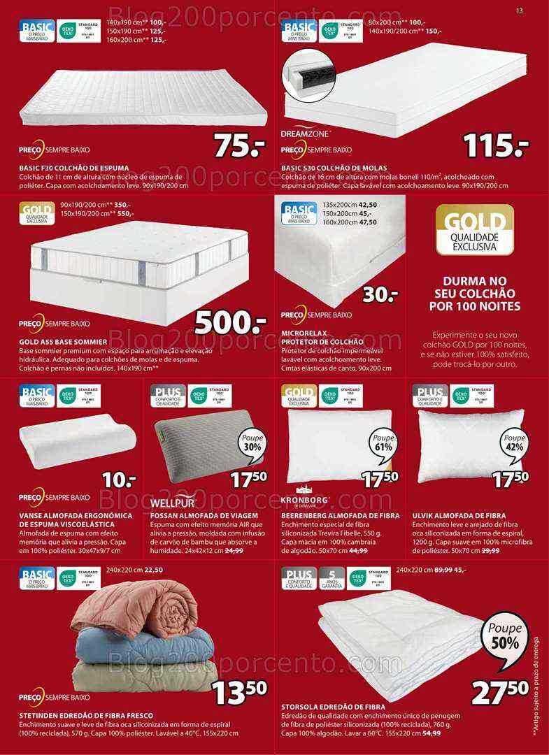Antevisão Folheto JYSK Promoções de 13 julho a  2 agosto