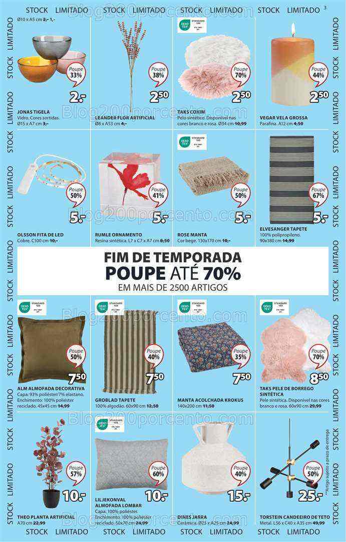 Antevisão Folheto JYSK Promoções de 20 julho a 2 agosto