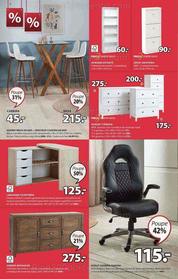 Antevisão Folheto JYSK Promoções de 20 julho a 2 agosto