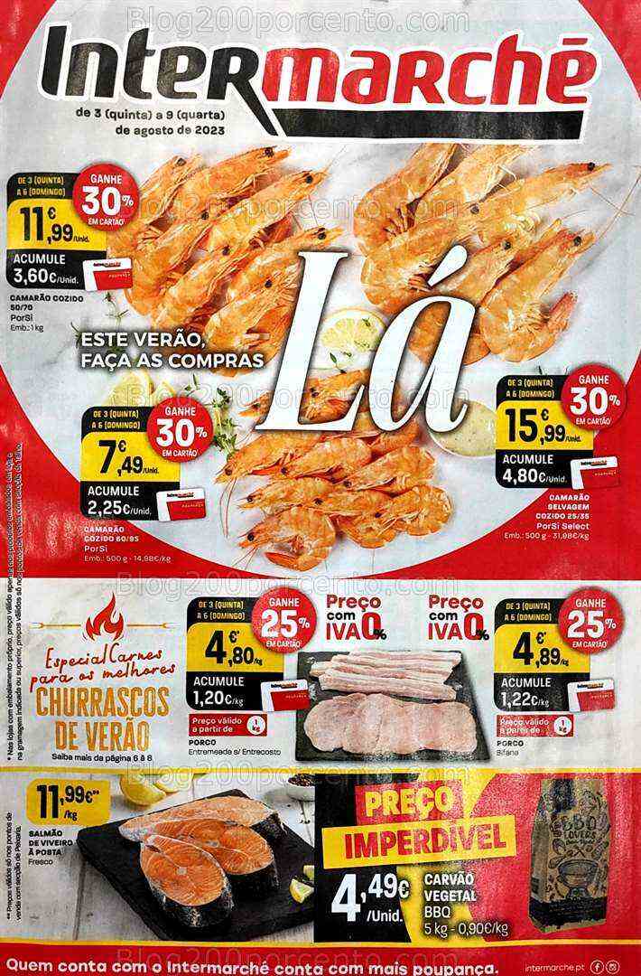 Antevisão Folheto INTERMARCHÉ Promoções de 3 a 9 agosto