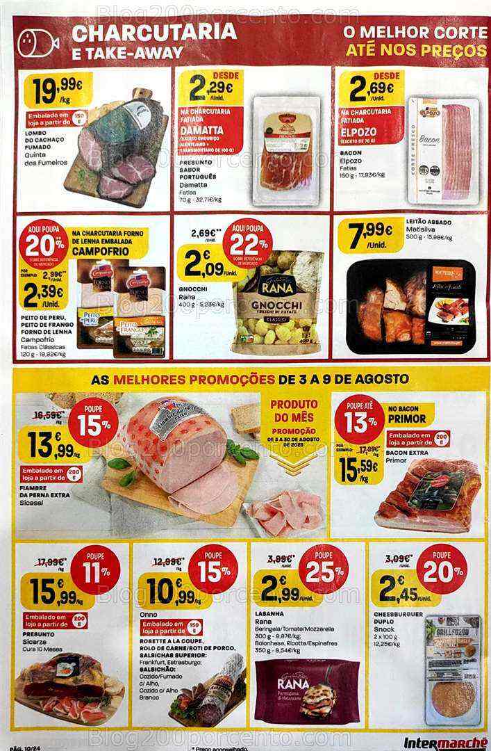 Antevisão Folheto INTERMARCHÉ Promoções de 3 a 9 agosto
