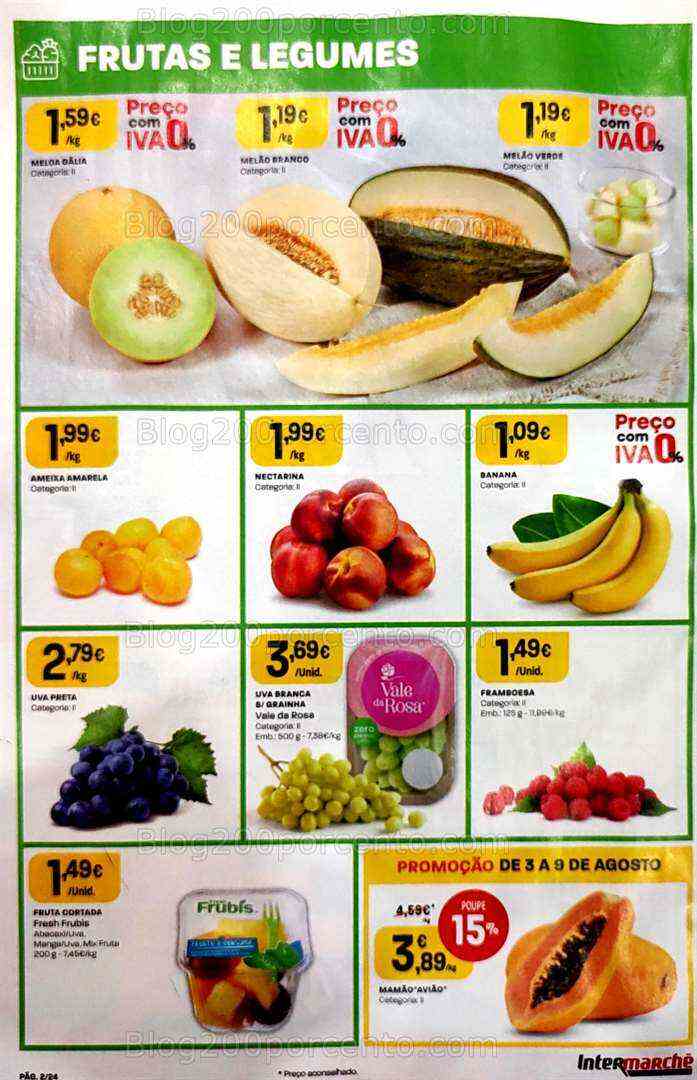 Antevisão Folheto INTERMARCHÉ Promoções de 3 a 9 agosto