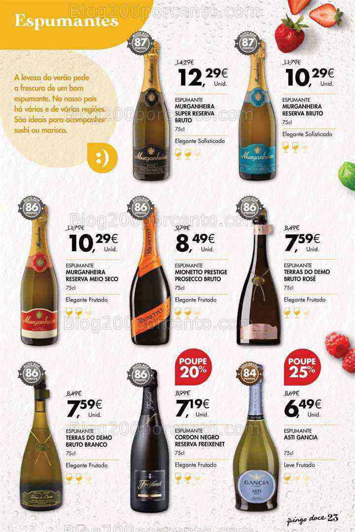 Antevisão Folheto PINGO DOCE Vinhos Promoções de 18 julho a 7 agosto