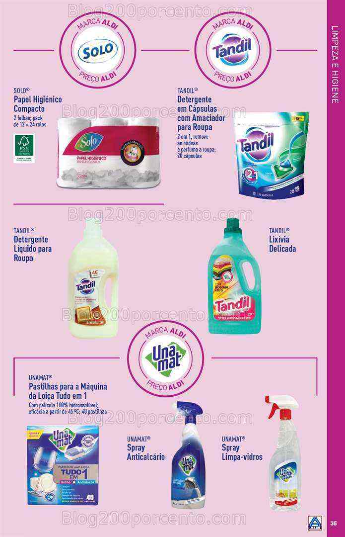 Antevisão Folheto ALDI Saldos de Abertura Promoções de 9 a 15 agosto