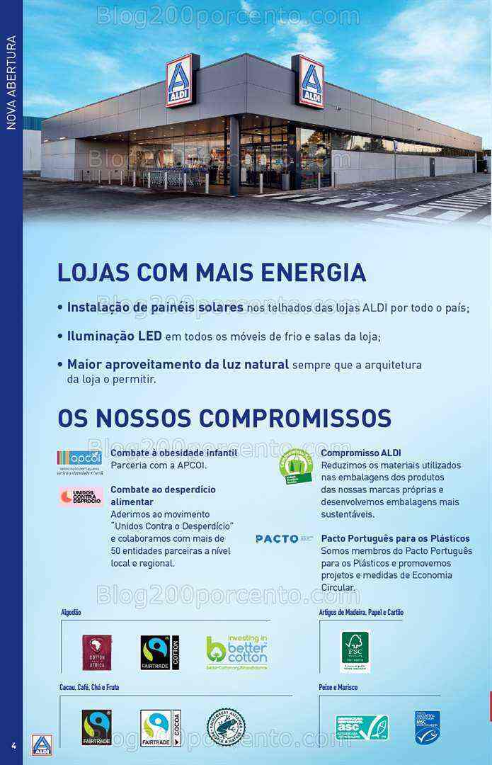 Antevisão Folheto ALDI Saldos de Abertura Promoções de 9 a 15 agosto