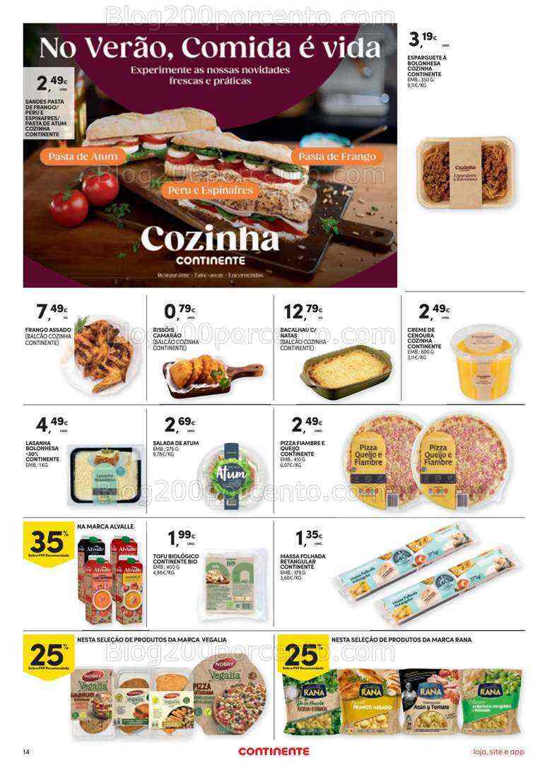 Antevisão Folheto CONTINENTE Promoções de 25 a 31 julho