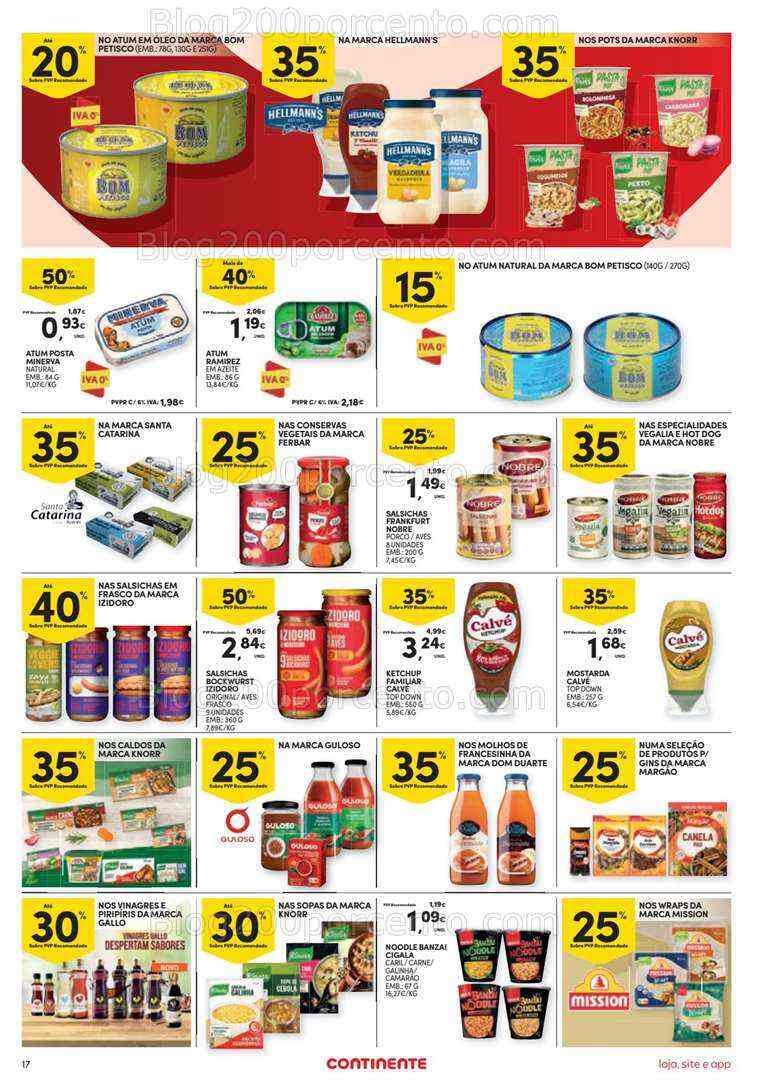 Antevisão Folheto CONTINENTE Promoções de 25 a 31 julho