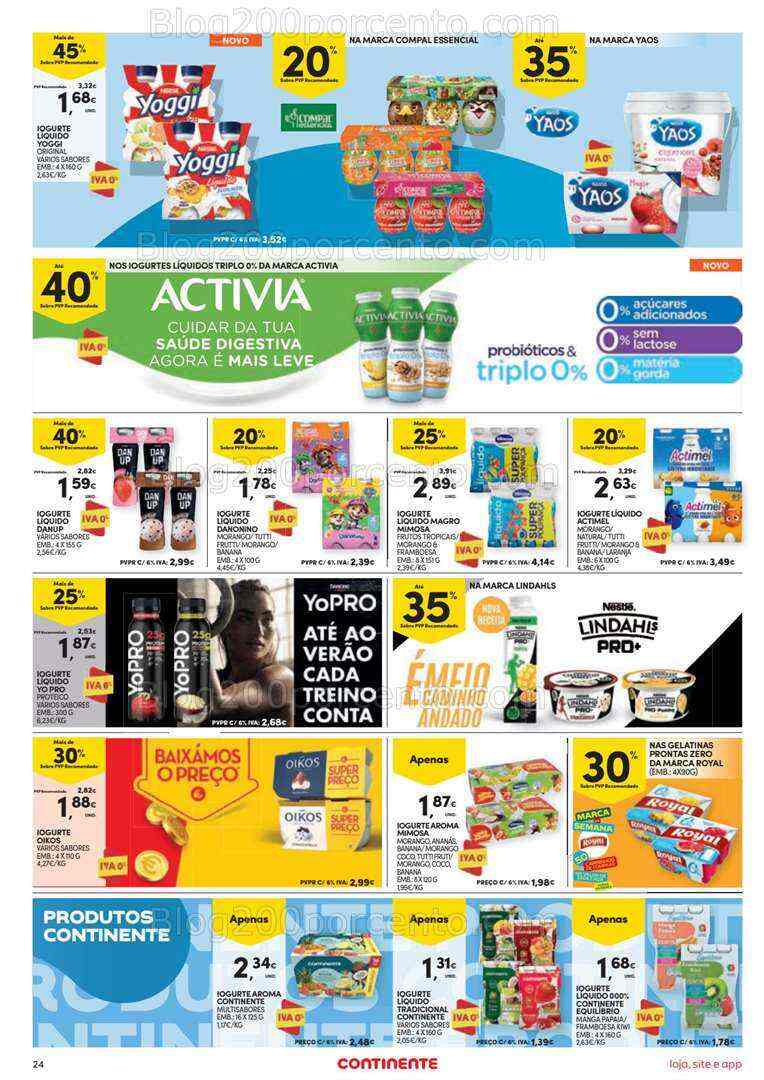 Antevisão Folheto CONTINENTE Promoções de 25 a 31 julho