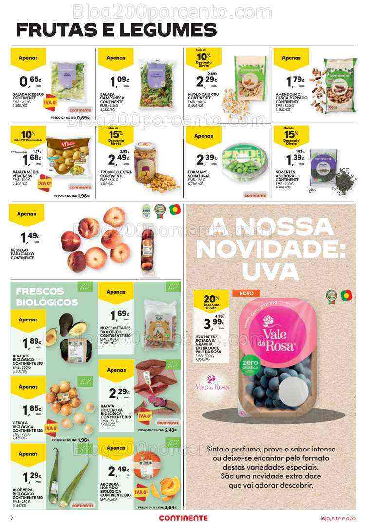 Antevisão Folheto CONTINENTE Promoções de 25 a 31 julho