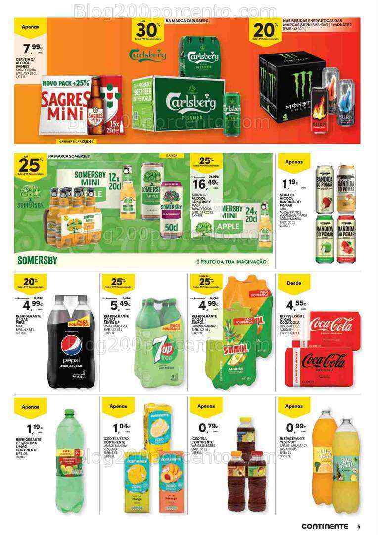 Antevisão Folheto CONTINENTE Extra Promoções de 1 a 15 agosto