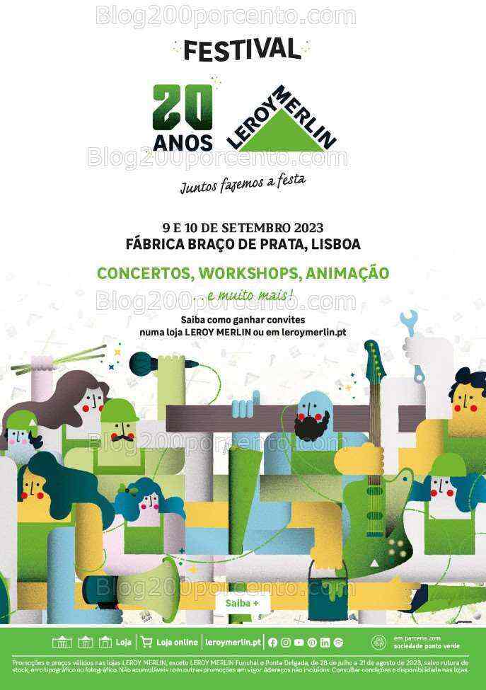 Antevisão Folheto LEROY MERLIN Promoções de 28 julho a 21 agosto