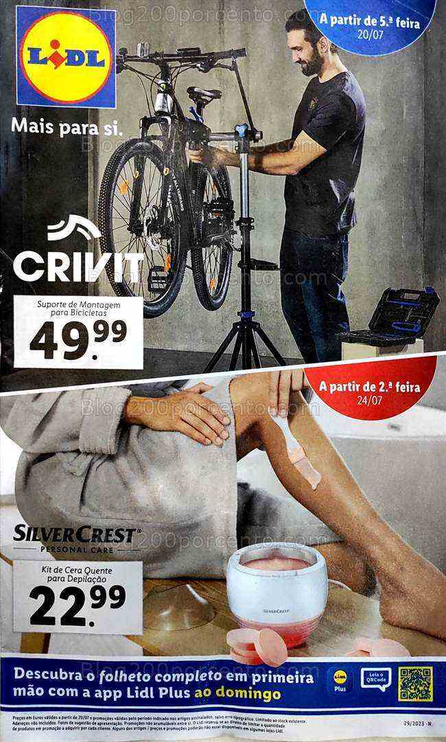 Antevisão Folheto LIDL Bazar Promoções de 20 a 26 julho