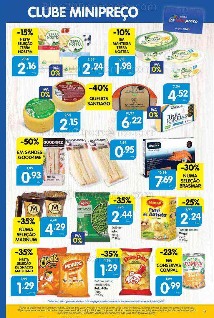 Antevisão Folheto MINIPREÇO Promoções de 20 a 26 julho