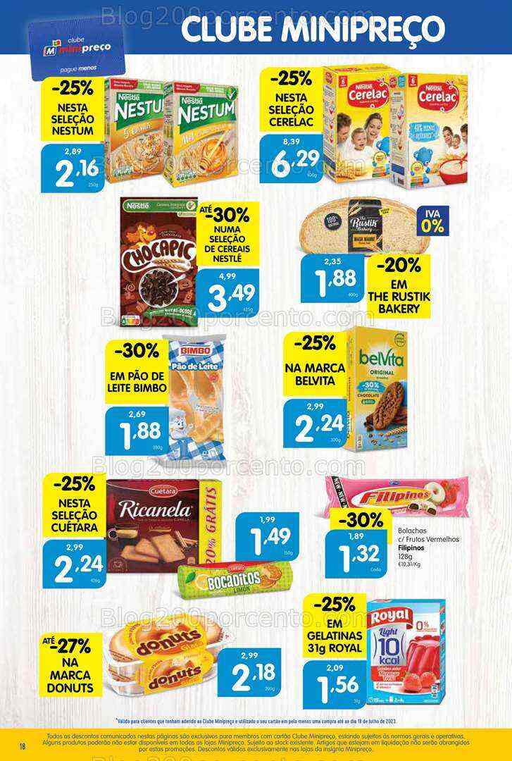 Antevisão Folheto MINIPREÇO Promoções de 20 a 26 julho