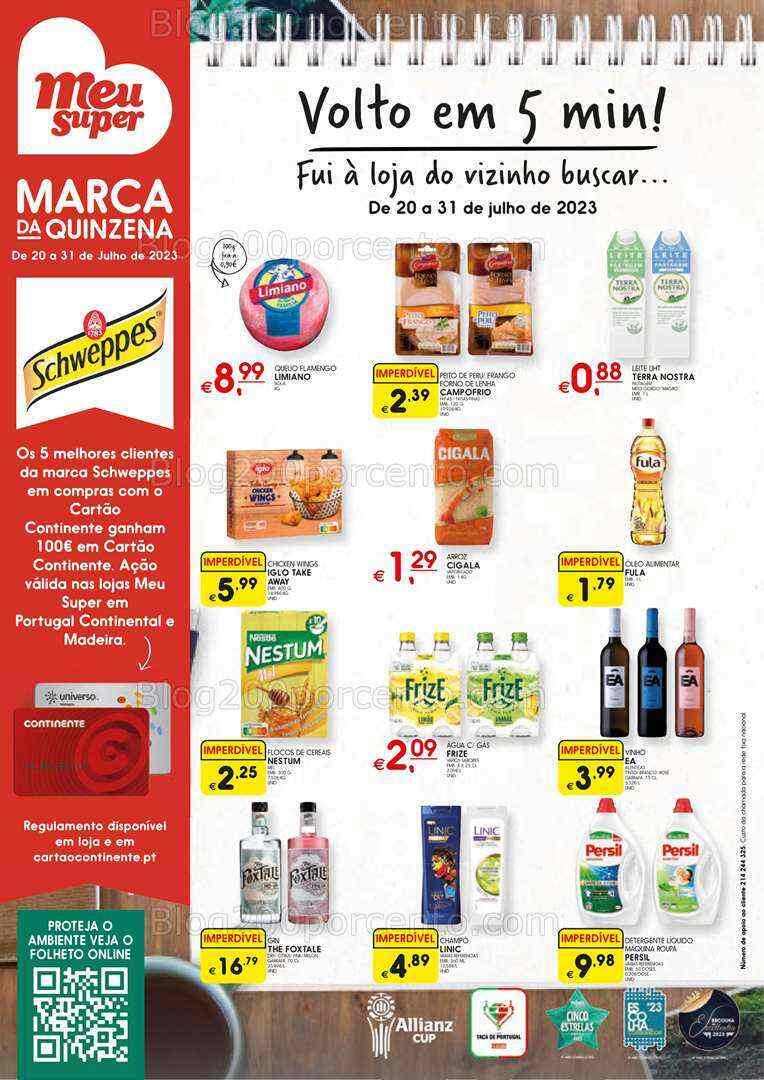 Antevisão Folheto MEU SUPER Promoções de 20 a 31 julho