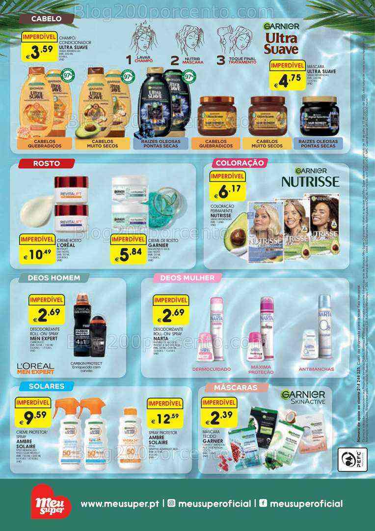Antevisão Folheto MEU SUPER Especial Verão Promoções de 19 julho a 15 agosto