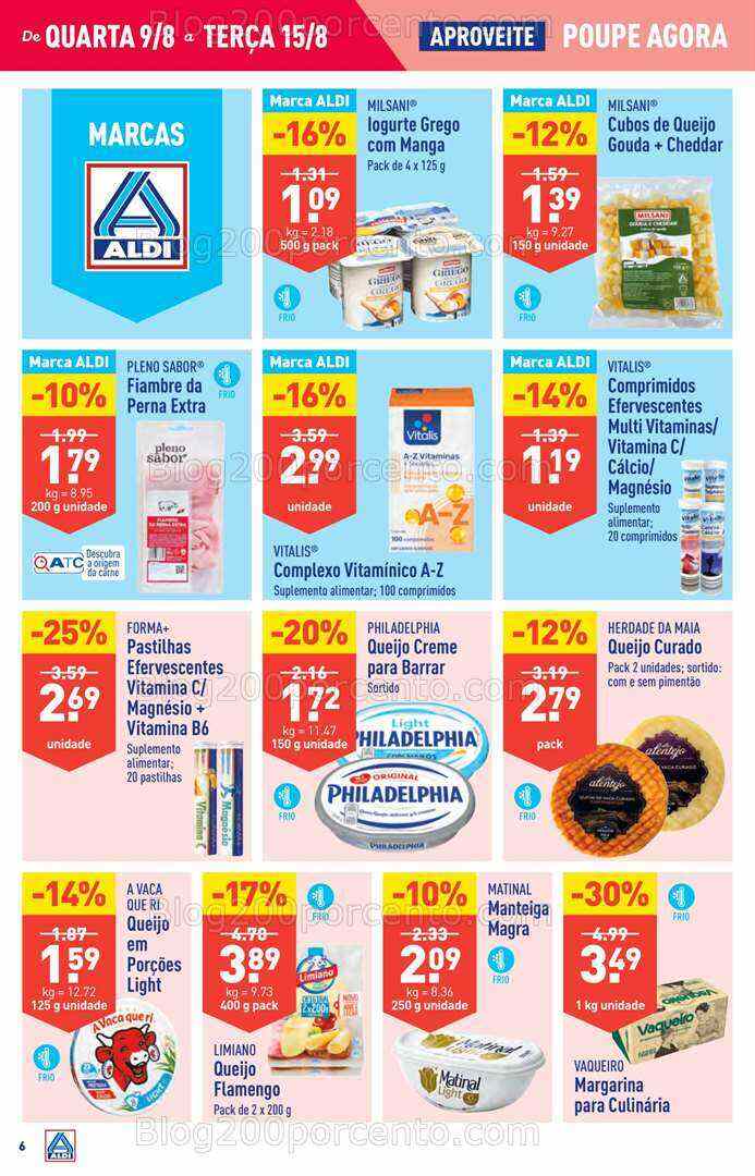 Antevisão Folheto ALDI Promoções de 9 a 15 agosto - Edição Digital