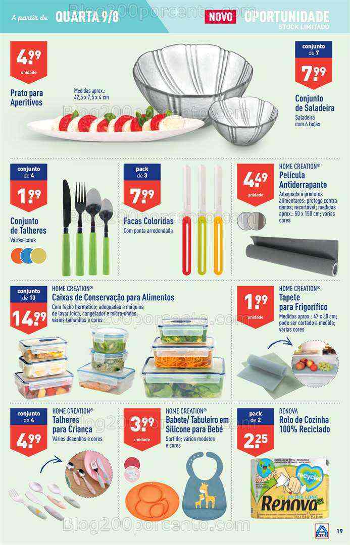 Antevisão Folheto ALDI Promoções de 9 a 15 agosto - Edição Digital