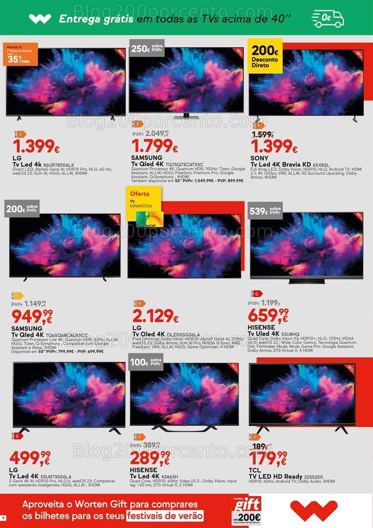 Antevisão Folheto WORTEN Promoções de 11 a 17 julho