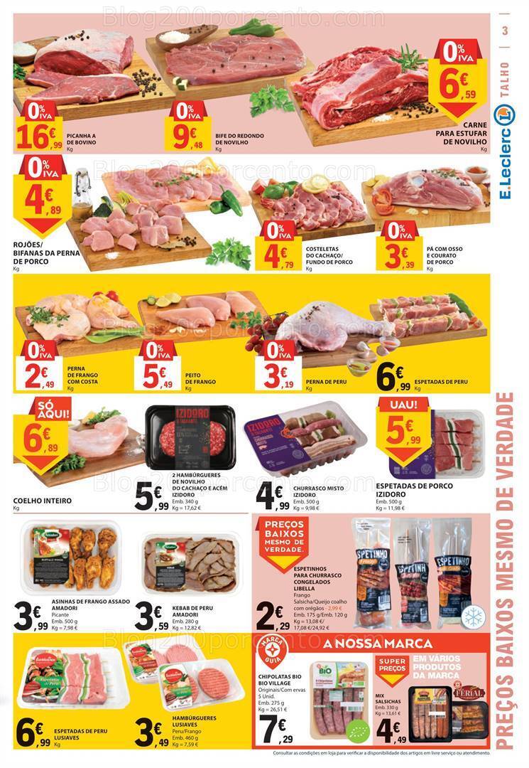 Antevisão Folheto E-LECLERC Promoções de 17 a 23 agosto