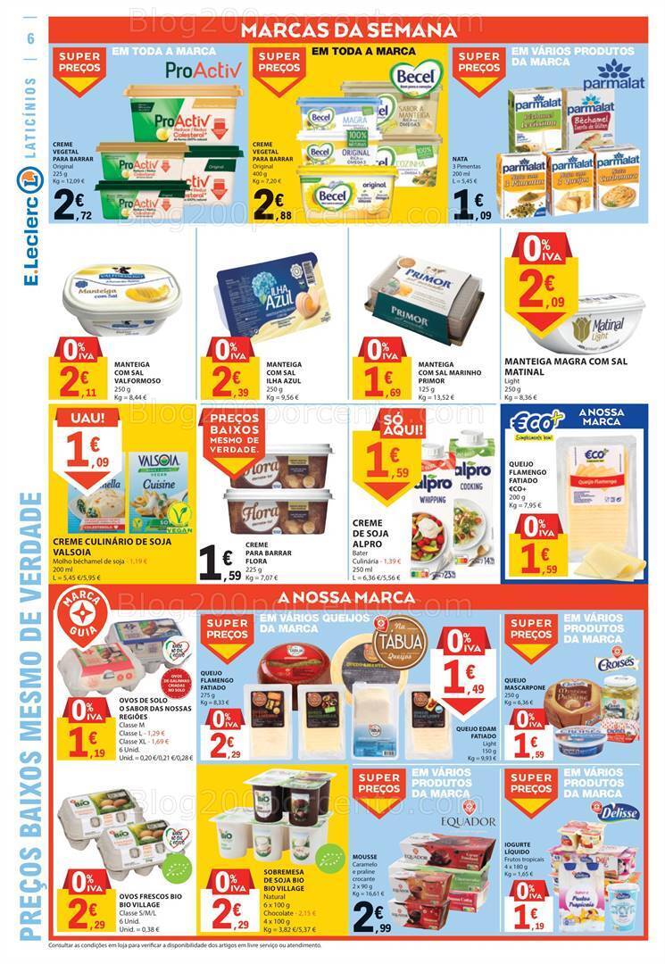 Antevisão Folheto E-LECLERC Promoções de 17 a 23 agosto