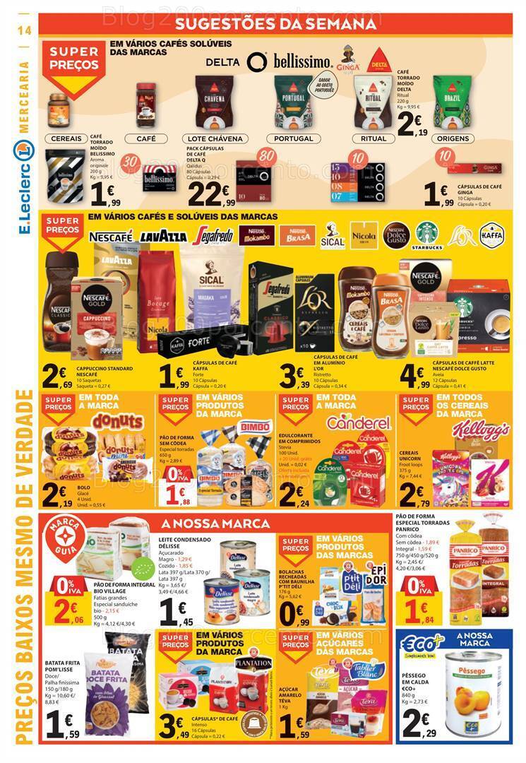 Antevisão Folheto E-LECLERC Promoções de 17 a 23 agosto