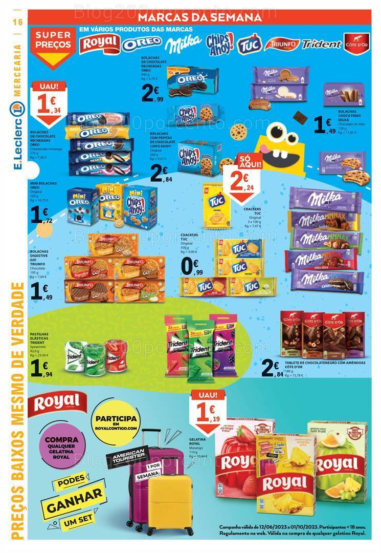 Antevisão Folheto E-LECLERC Promoções de 17 a 23 agosto