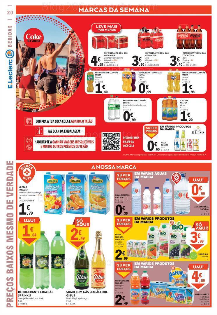 Antevisão Folheto E-LECLERC Promoções de 17 a 23 agosto