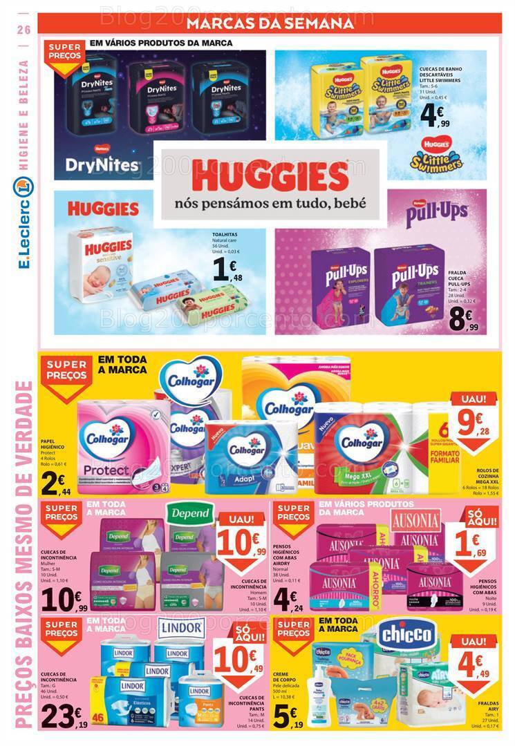 Antevisão Folheto E-LECLERC Promoções de 17 a 23 agosto