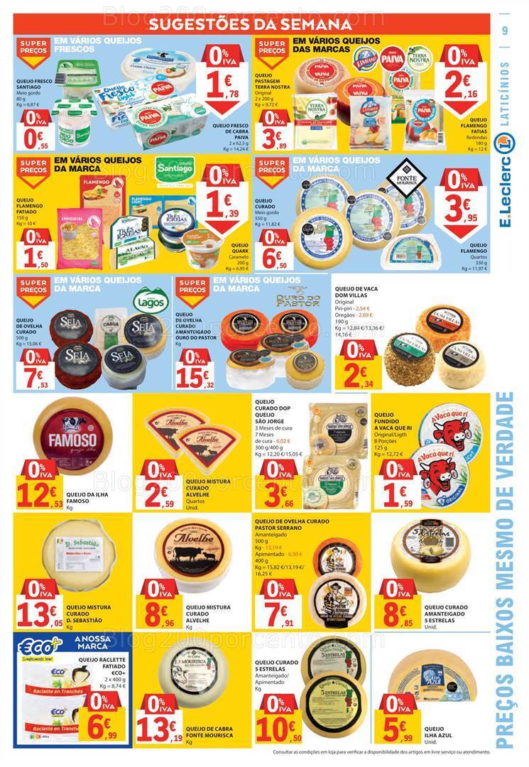 Antevisão Folheto E-LECLERC Promoções de 24 a 30 agosto