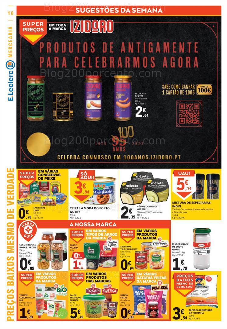 Antevisão Folheto E-LECLERC Promoções de 24 a 30 agosto