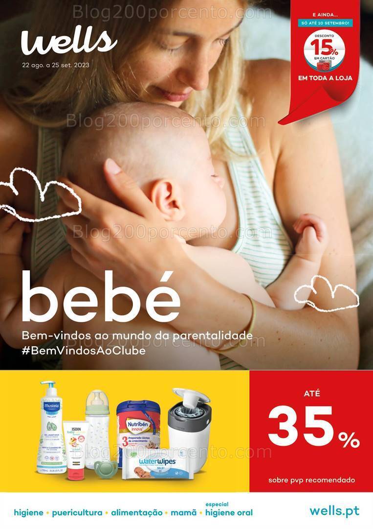 Antevisão Folheto WELLS Promoções de 22 agosto a 25 setembro