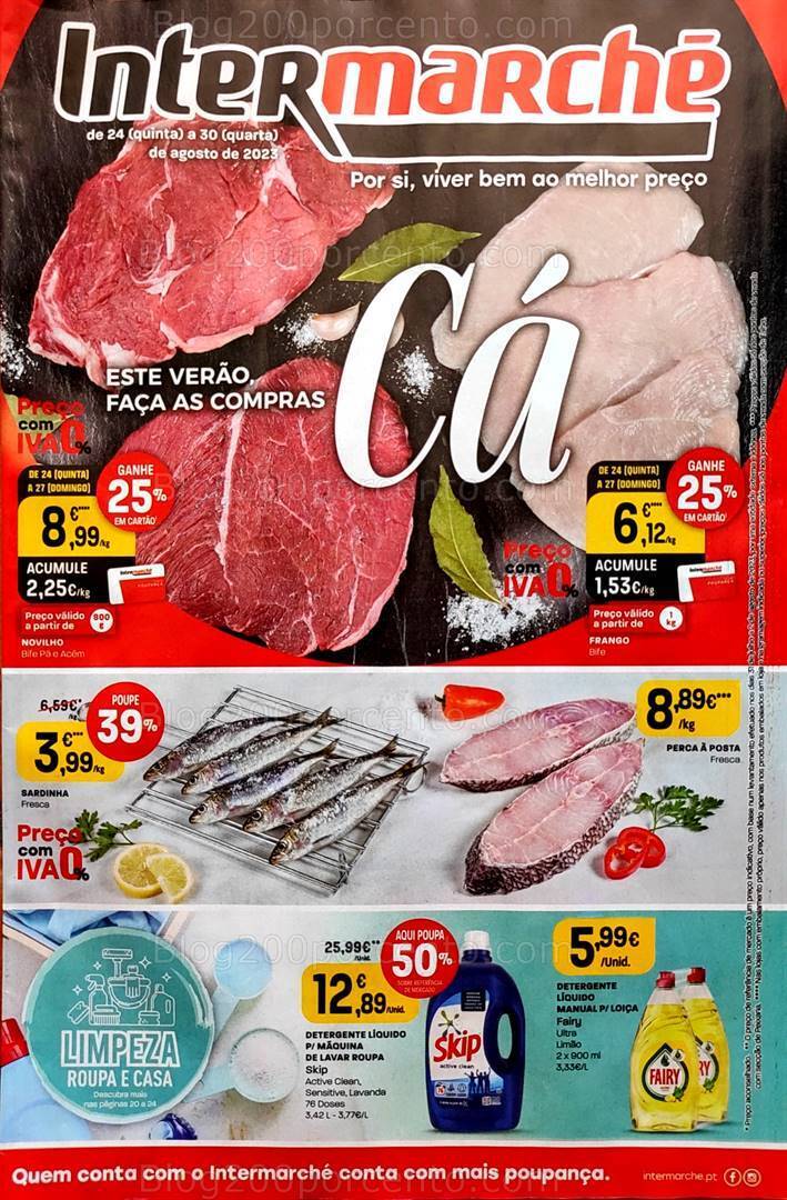 Antevisão Folheto INTERMARCHÉ Promoções de 24 a 30 agosto