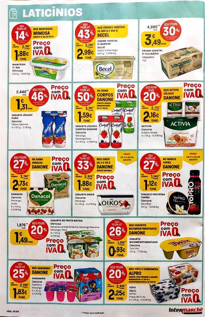 Antevisão Folheto INTERMARCHÉ Promoções de 24 a 30 agosto