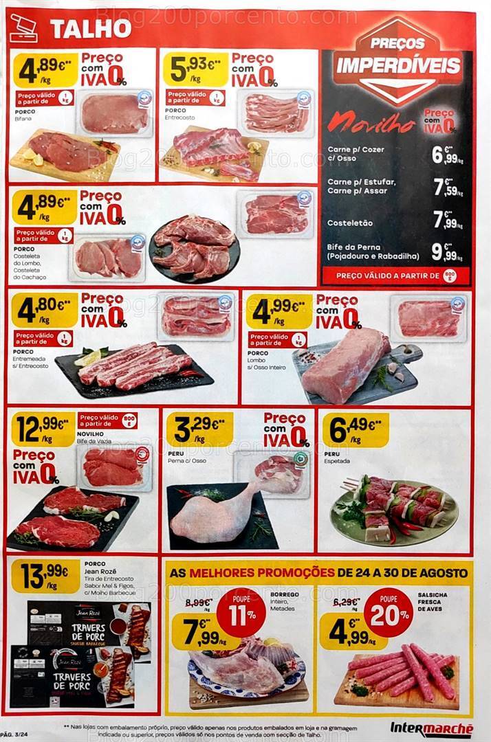 Antevisão Folheto INTERMARCHÉ Promoções de 24 a 30 agosto