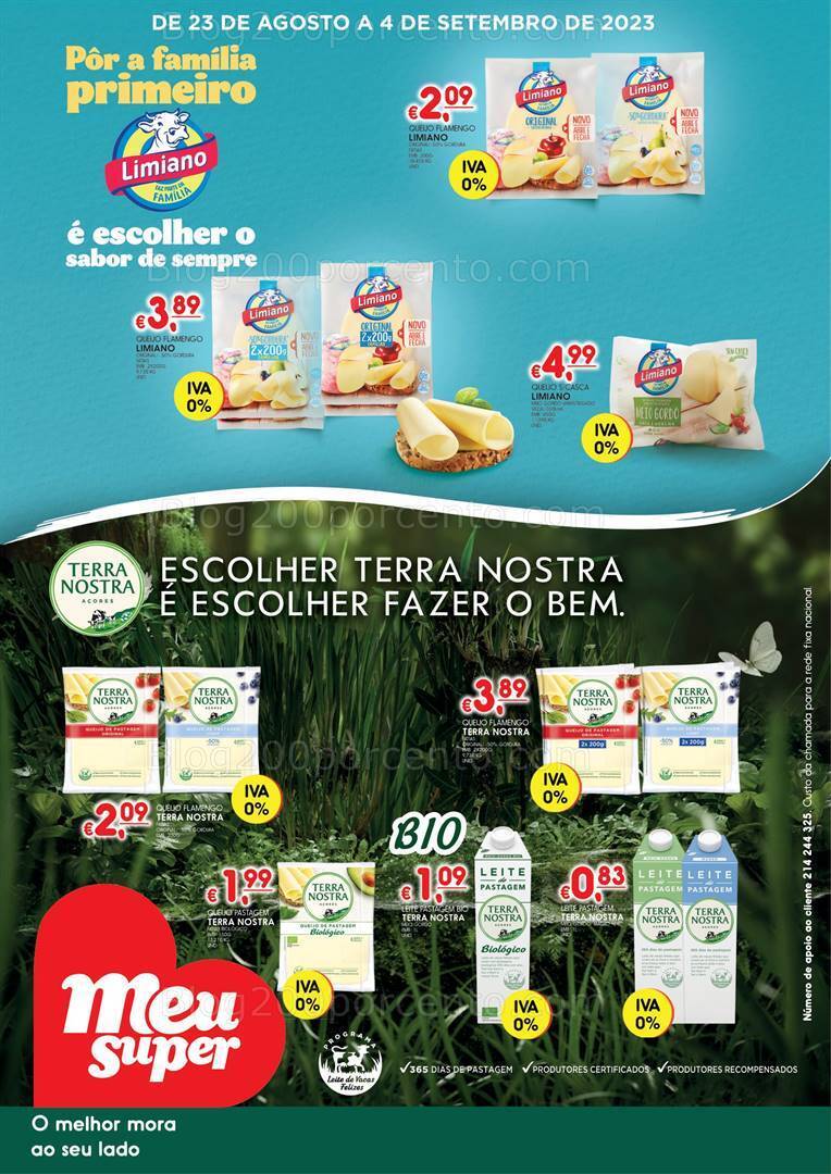 Antevisão Folheto MEU SUPER Promoções de 23 agosto a 4 setembro